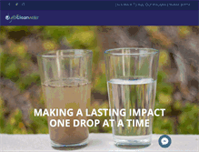 Tablet Screenshot of givecleanwater.org